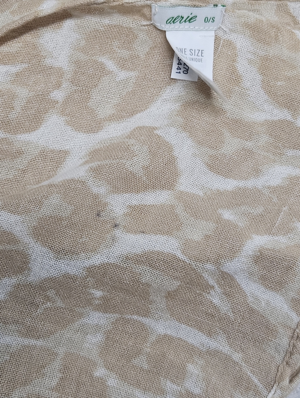 Aerie Leopard Print Scarf Lightweight Animal Print Wrap Shawl - Picture 10 of 10